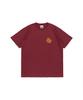 NET SOCIAL CLUB Wavy Vivid Logo Tee (Burgundy)