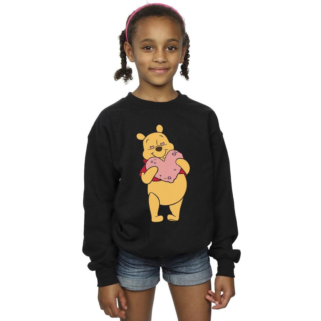Disney Girls Winnie The Pooh Heart Eyes Sweatshirt