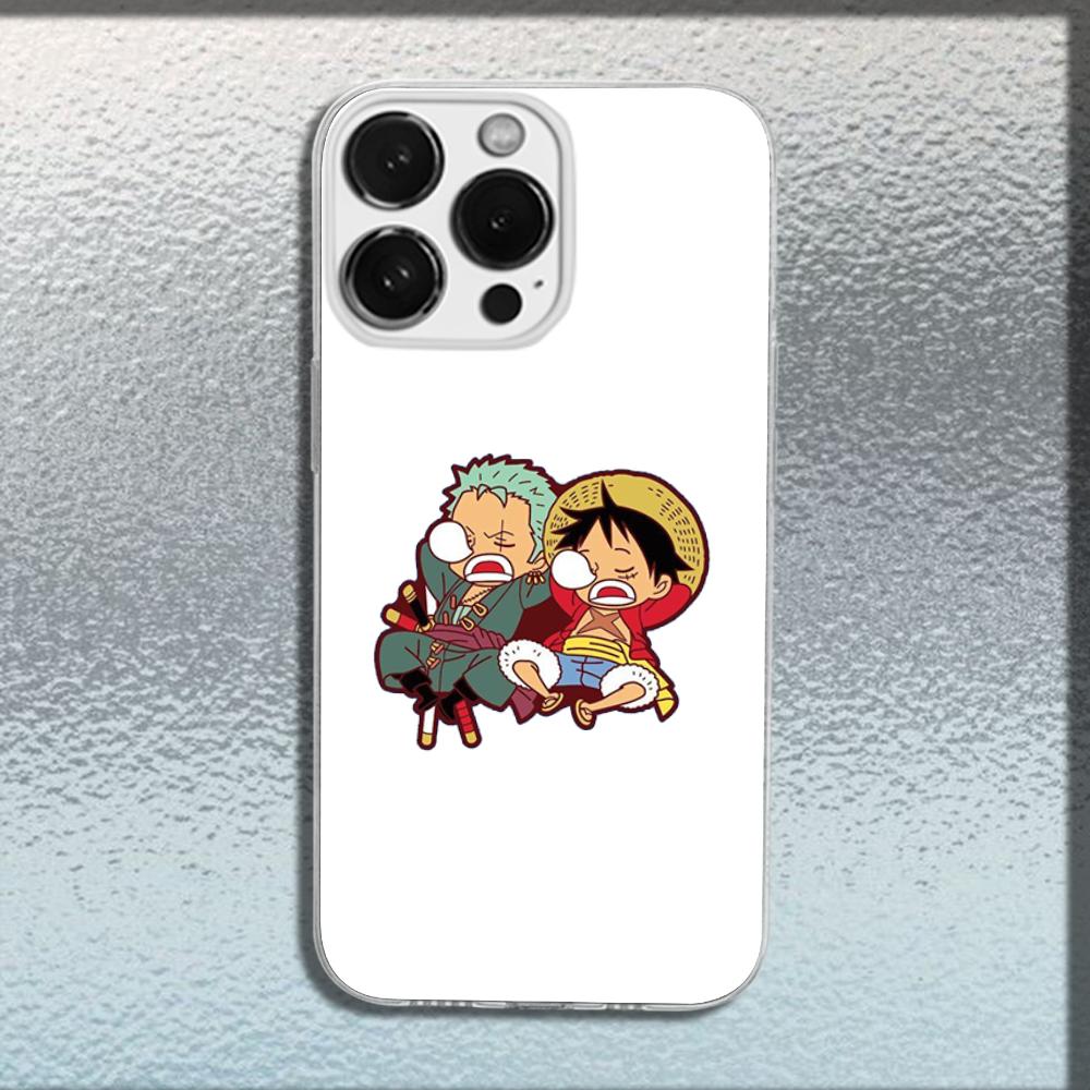 

Anime Ones P-Pieces Zoro Phone Case For iPhone 16,15,14,13,12,11 Plus,Pro,Max,XR,XS,X,Plus,SE,Mini Transparent Soft Cover iPhone13mini