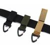 Clip de ceinture multifonctionnel en sangle Molle, mousqueton d'escalade, boucle, chaîne suspendue en Nylon haute résistance