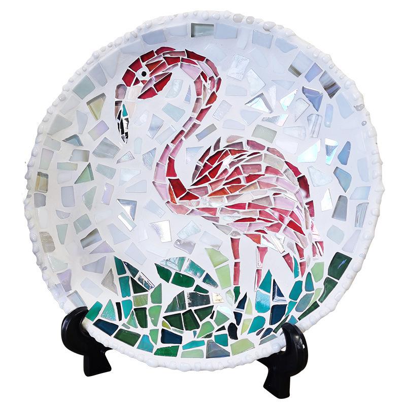 DIY Mosaic Plate Kit: Team Building, Children's Gifts, Parent-Child Educational Decor, Ornaments & Toys.