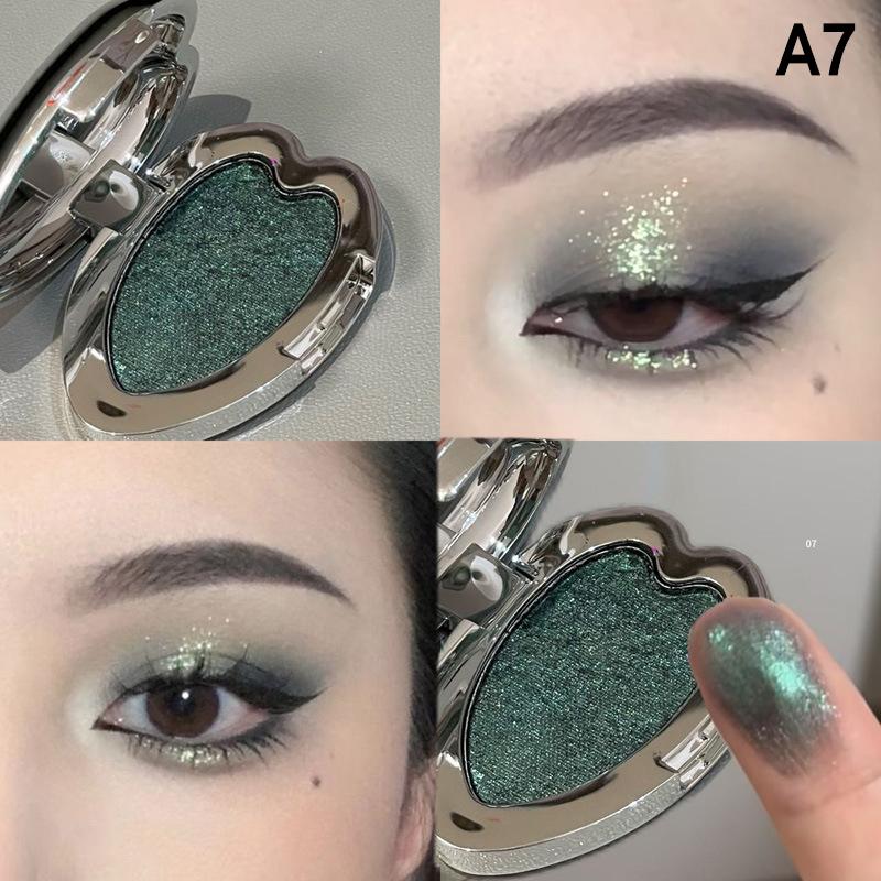 Herorange Pearlescent Eyeshadow Palette Facial Blusher Highlighter Brightening Glitter Heart-Shaped Eye Shadow Makeup Cosmetics