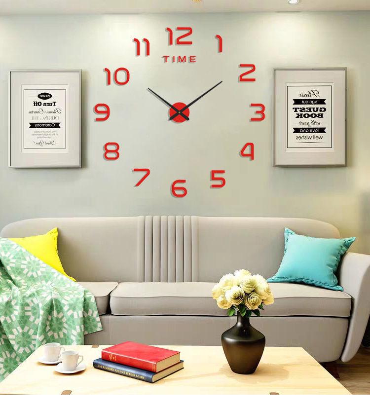 

Светящиеся акриловые бесшумные настенные часы для гостиной, кабинета или спальни – стильный и современный дизайн