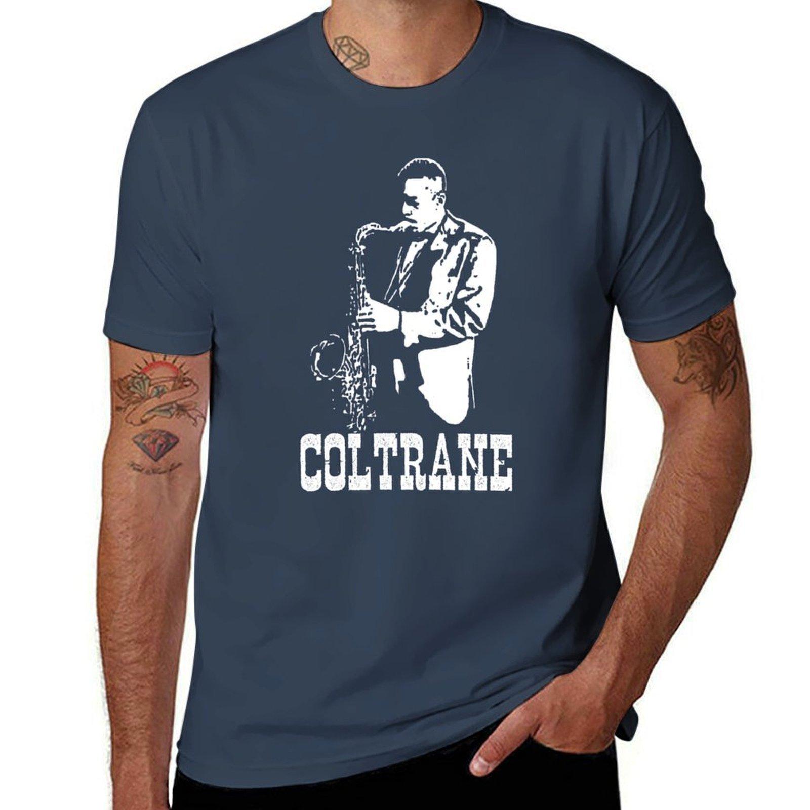 HD John Coltrane plays the blues HIGH DEFINITION TShirt Casual Work Wear TShirt S
