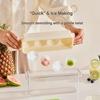 Large Ice Ball Maker Food Grade Silicone Whiskey Sphere Press Ice Cube Tray Giant Ice Ball Maker, Compact Storage for Home Bar