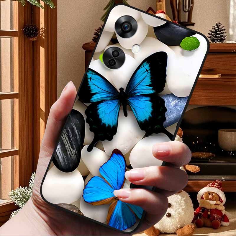Pour Coques OnePlus Nord CE 3 5G Nord CE3 Lite Chats Peints Silicone TPU Souple Coque Arrière Coques de Téléphone Pour OnePlus Nord CE3 Lite 5G