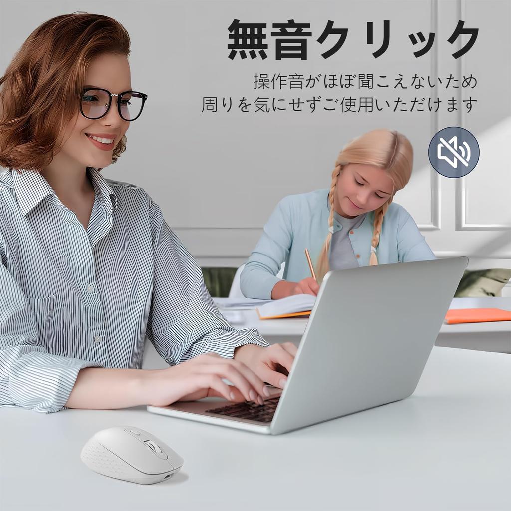 Bezdrátové Bluetooth Pracovní Ultra Nízké 6 DPI Vysoké Lze Připojit 3 Zařízení Tichá Kompatibilní s a PC Myš, 5.2 + 2.4Ghz, Myš, Latence, Type-C