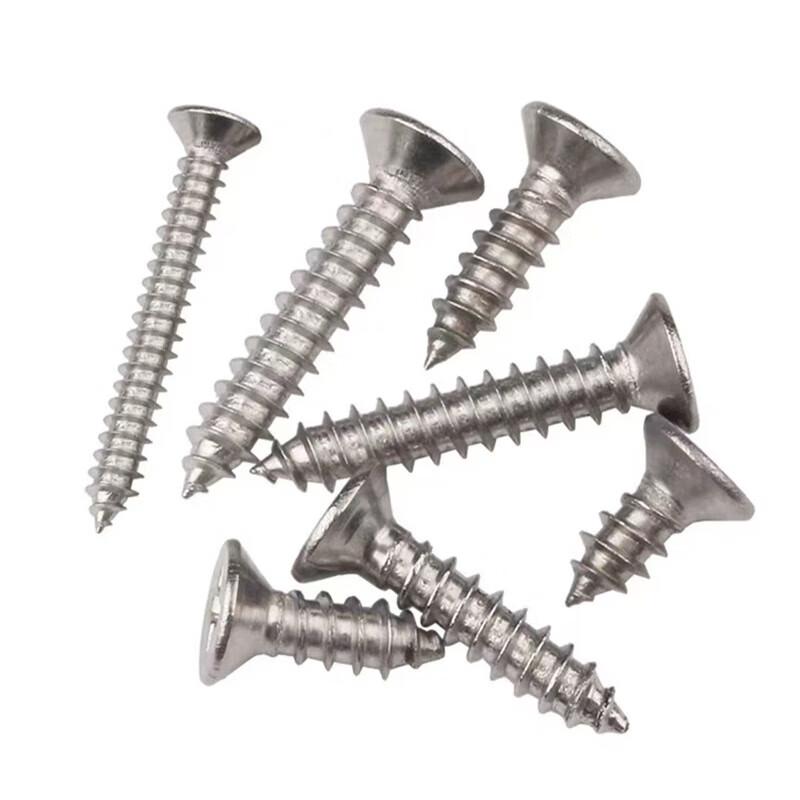 Tidong 304 Stainless Steel Flat Head Phillips Self-Tapping Screws