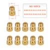 10pcs Carburetor Main Jets Slow Pilot Jets M5 6mm M4 5mm Thread For PWK Keihin OKO CVK Carb Set Injector Nozzle Motorcycle Part