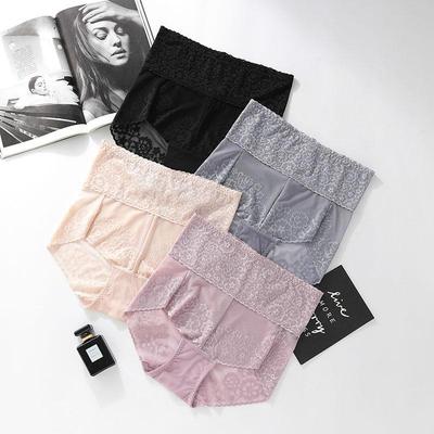 Women's High-Waisted Lace Tummy-Control Briefs - Seamless, Butt-Lifting, Sexy, Thin, Plus Size, Body-Shaping