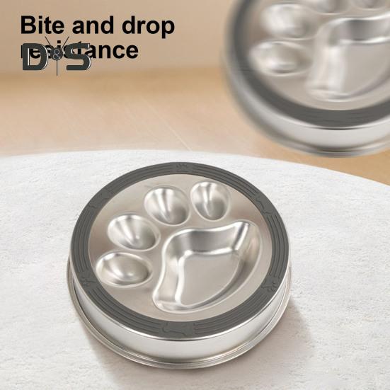 900ml Dog Slow Feeder Bowl Anti Slip Dog Slow Feeder Dry Wet Food Feeding Bowl Cute Cat Paw Bone Design Dog Bowl for Large Breeds