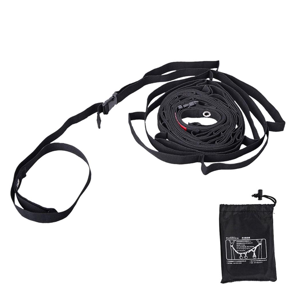 Outdoor Hanging Rope Portable Lanyard Canopy Hanger Camping Campsite Storage Strap Backpacking Hiking Tent Accessories