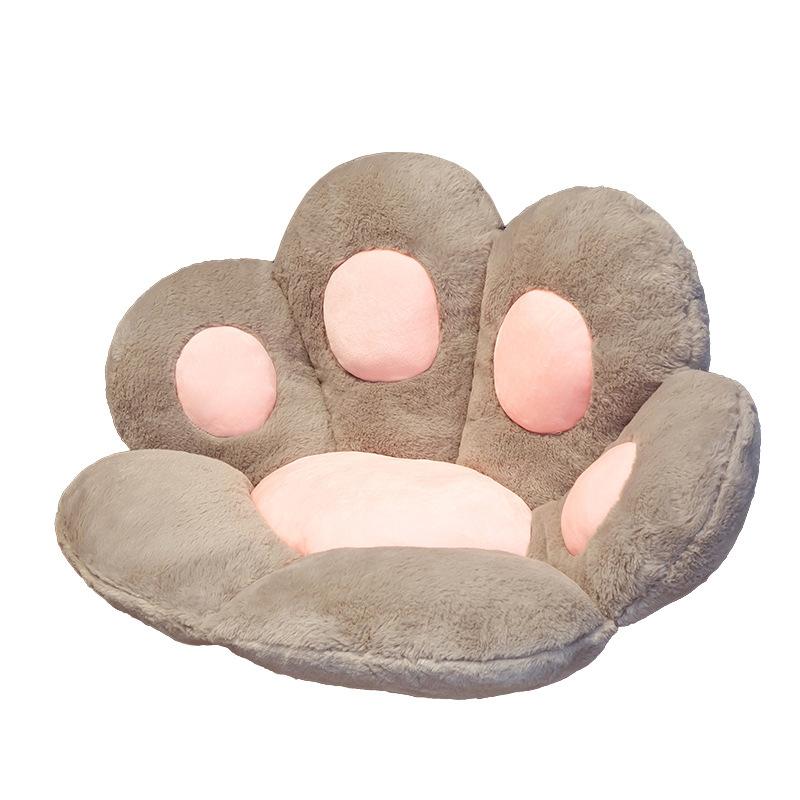 Cute Cat Claw Seat Cushion Creative Bear Paw Plush Hip Seat Cushion Lazy Integrated Sofa Cushion Bedroom Floor Cushion