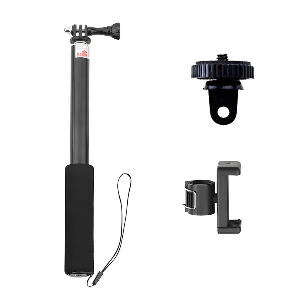 

Для удлинительной штанги Pocket 3 - с резьбой 1/4 , регулируемая палка для селфи, совместимая с DJI Osmo Pocket 3 и GoPro 9 / 10 и т. д. чёрный