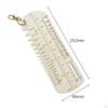 Knitting Crochet Hook Ruler Wood for Beginners Practical Crafting Knit