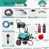 Boto Xiaofeifei FM1207 High-Pressure Portable Car Washer with 1.8KW Handheld Crankshaft Pump and Water Gun.