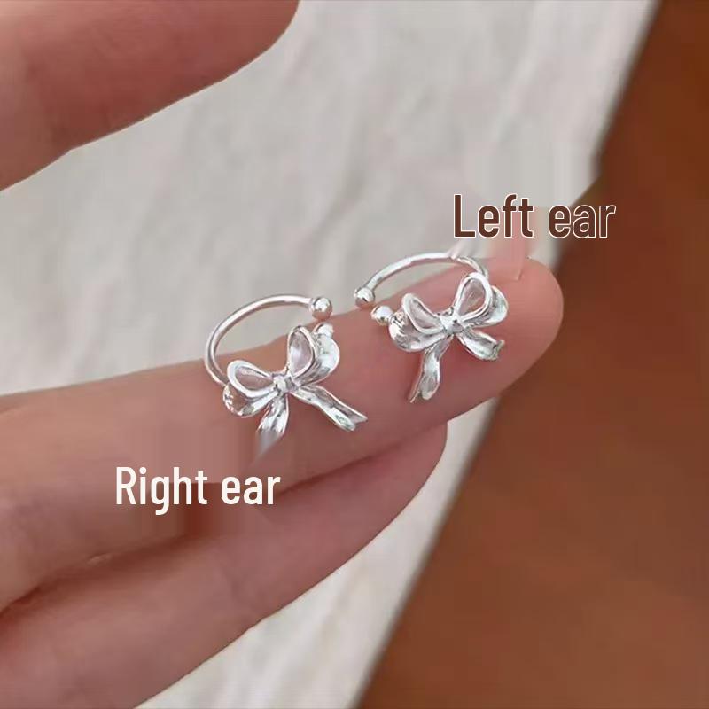 

Шикарные и милые серьги-клипсы для козелка уха: Модный, Нежный, Дизайн без пирсинга F23 Bow Right Ear