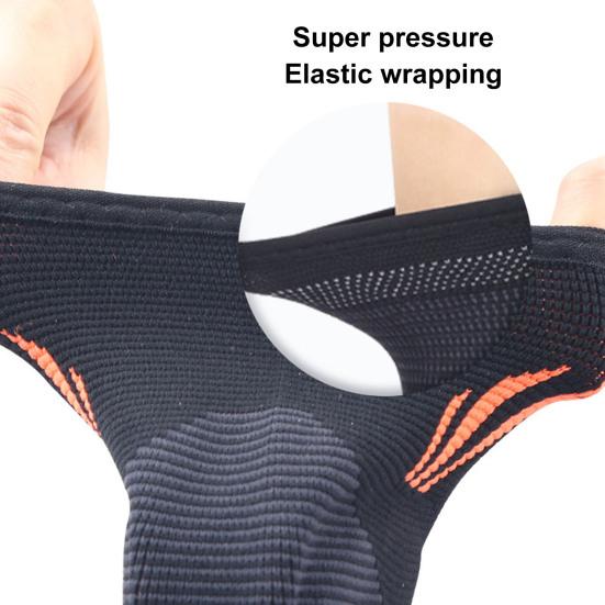 1 PC Compression Sports Ankle Brace Silicone Padded Protect Heel Ankle Support Basketball