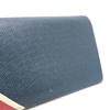 Louis Vuitton M64010 Taiga Stripe Portefeuille Brazza Long Wallet blue/Wine Red