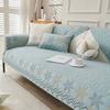 Sofa Cushion Cotton Four-Season Universal Non-Slip Pure Cotton Fabric Seat Cushion Simple Modern Leather Sofa Cover Cover Cloth