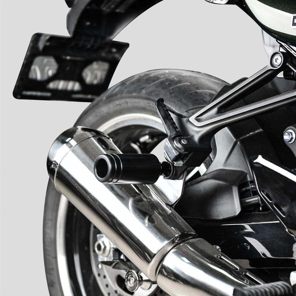 CHINGLAY Muffler Slider: Compatible with Z900RS (2018–2026) Muffler Protector Exhaust
