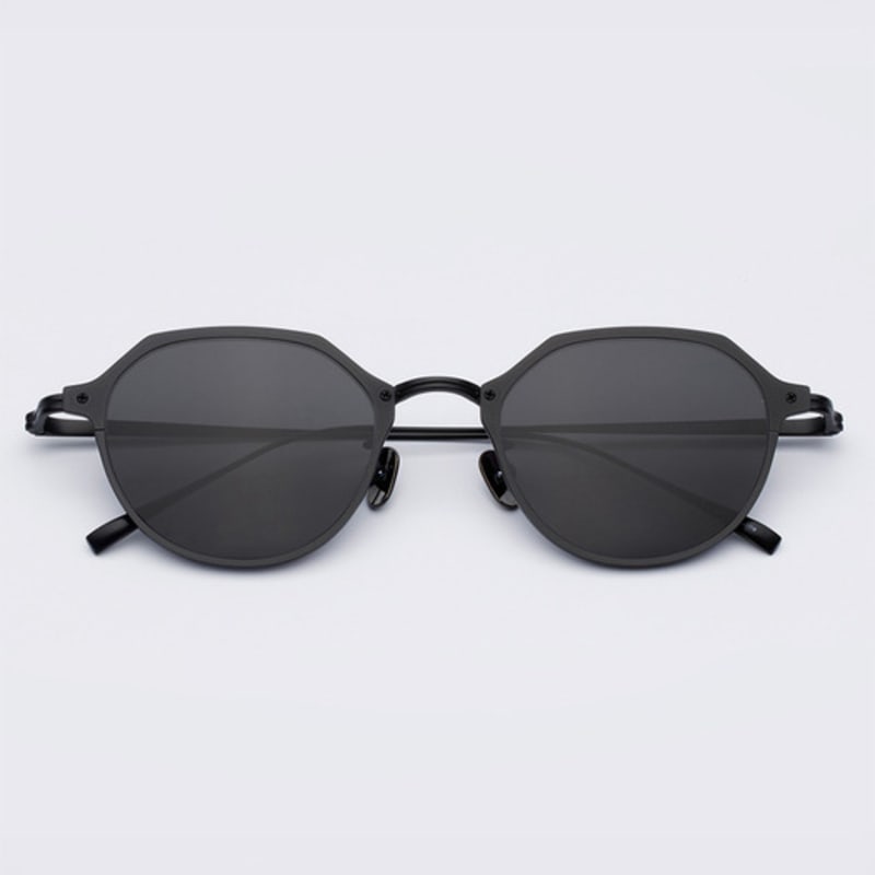 MATTEPUZ MP-09 TITANIUM SUNGLASS BLACK