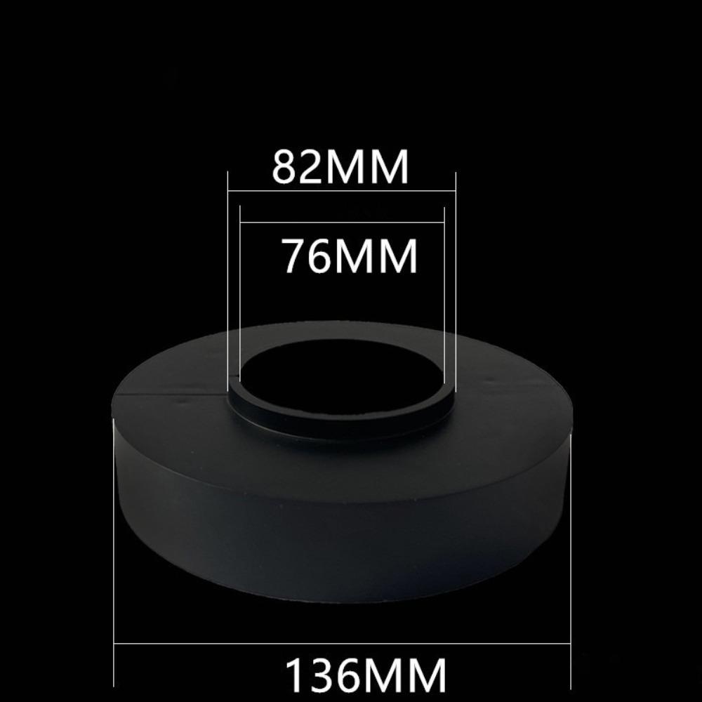 

Хромированная крышка сливной трубы ABS Аксессуары для труб Полезный декор для смесителя Кухня black 75m