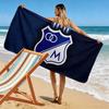 Millonarios FC Print Beach Towel, Large Soft Quick Dry Towel for Beach Camping Swimming