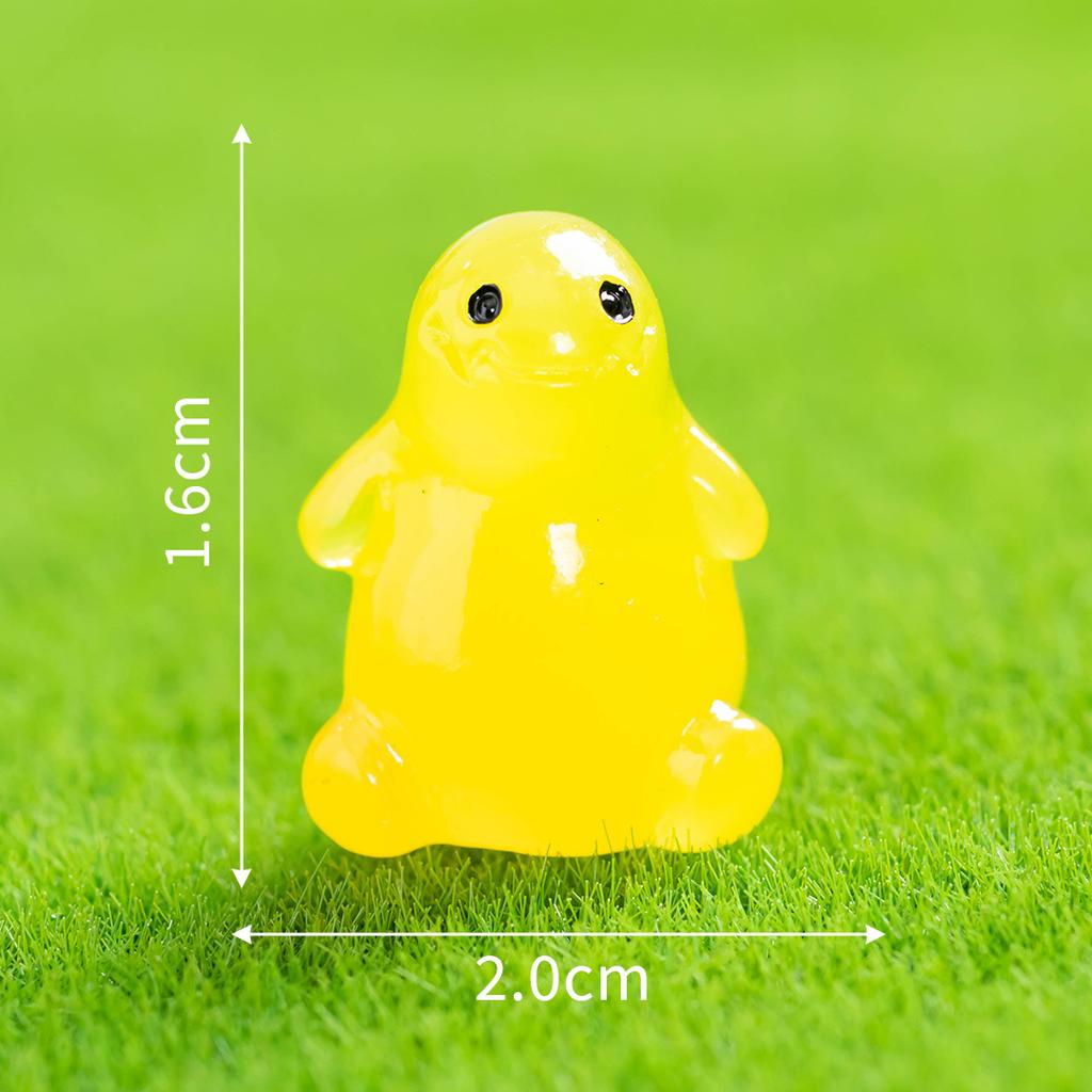 Mikro-Landschaft Cartoon Niedlich Leuchtend im Dunkeln Godzilla Tier Ornament DIY Dekorative Accessoires Schreibtisch Auto Ornament