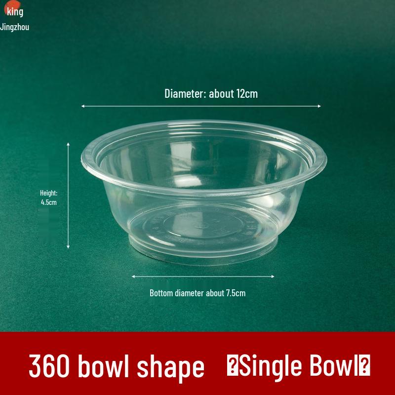 Jingzhou Disposable Plastic Round Bowls