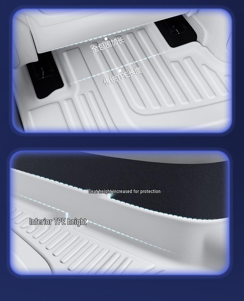 Chery iCar V27 Full Coverage TPE Floor Mats - Interior Car Decor & Accessories