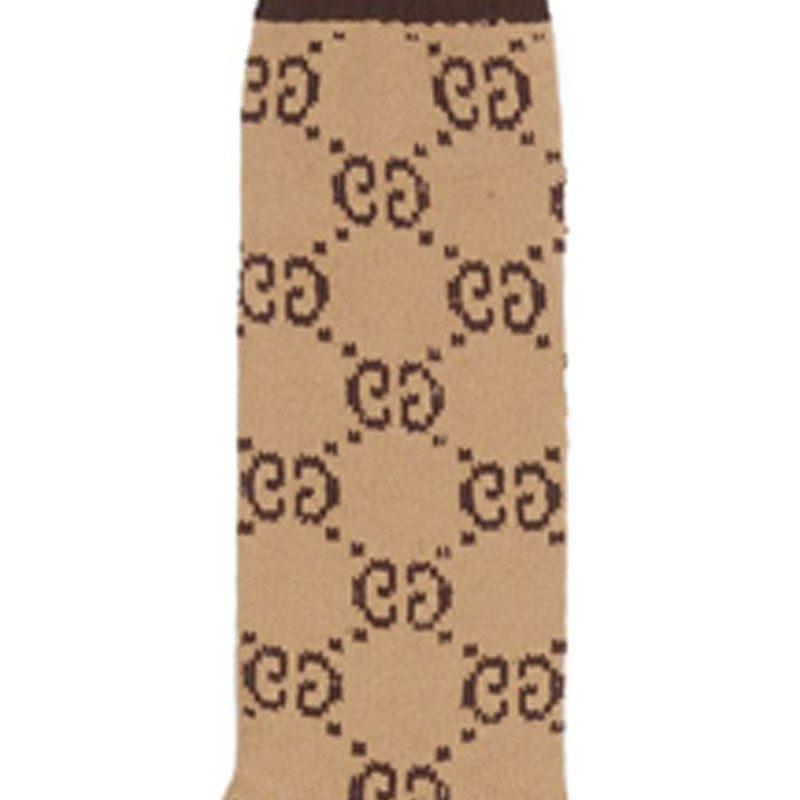 Gucci Knee High Socks Men's 1 Pack Umber 471093-4G592-9764