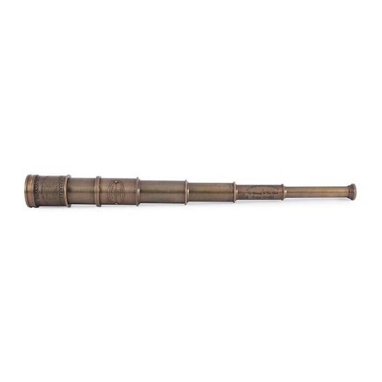 49,53 cm námornícky mosadz Vintage starožitný matný ďalekohľad s drevenou škatuľou Sheesha pre domáce a kancelárske dekorácie