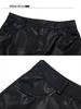 UNBDNS High-Waisted Leather Mini Skirt: Women's 2026 A/W Slim Anti-Exposure A-Line Design