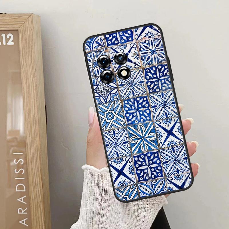 Marokkanisches Muster Hülle für OnePlus Nord CE 4 3 2 Lite 2T N10 N20 N30 OnePlus 12 11 9 10 Pro 8T 10T 12R Hülle