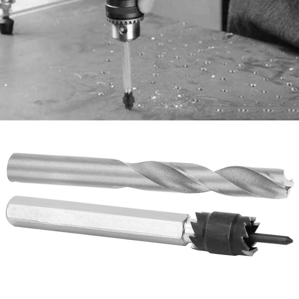 9pcs High Speed Steel Spot Weld Cutter Double Sided Spot-Weld Drill Bits Metal