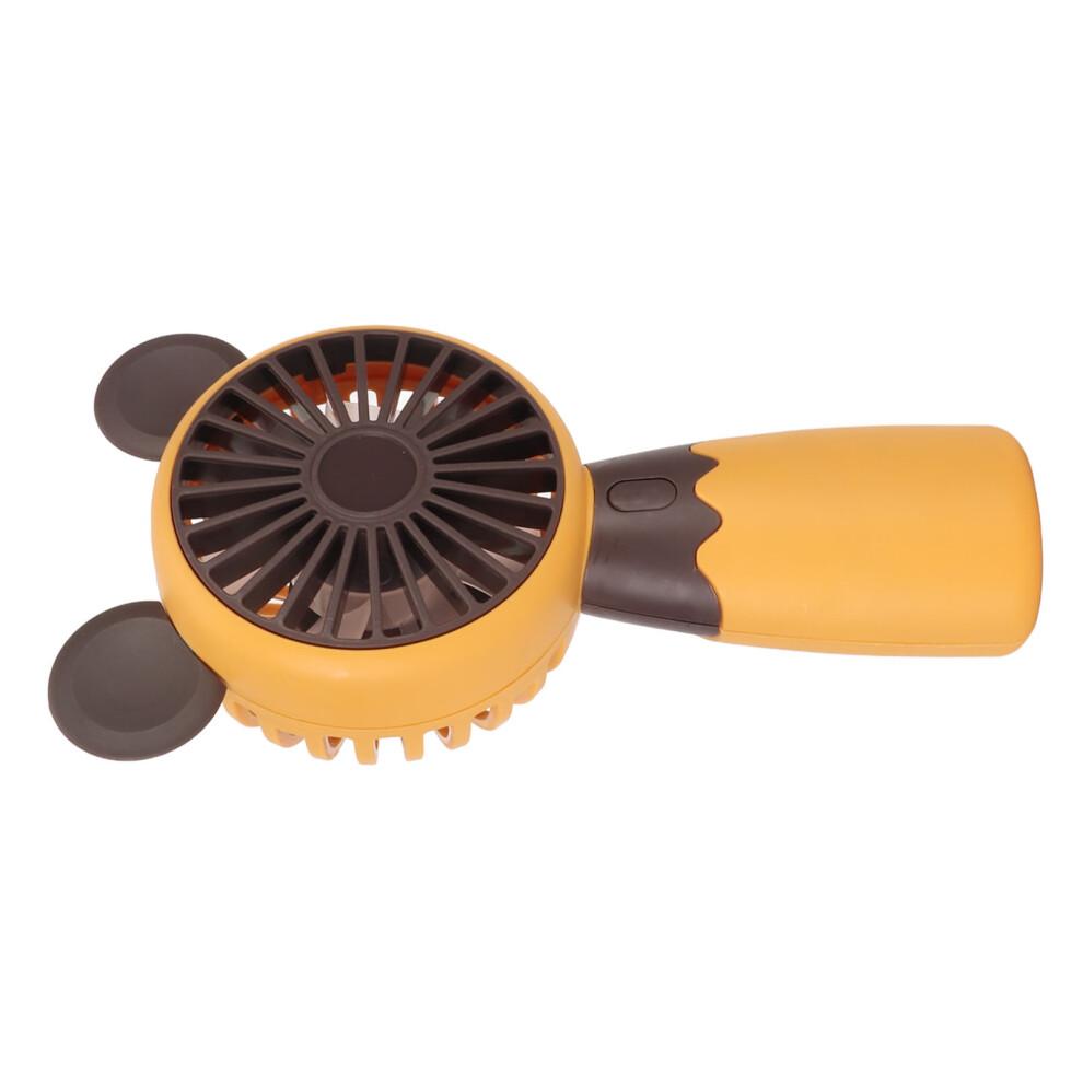 Handheld Fan For Summer Days, Portable Fan With 3 Speed Options USB Rechargeable Built In Battery Quiet Cooling Ergonomic Shape Lightweight Fan With