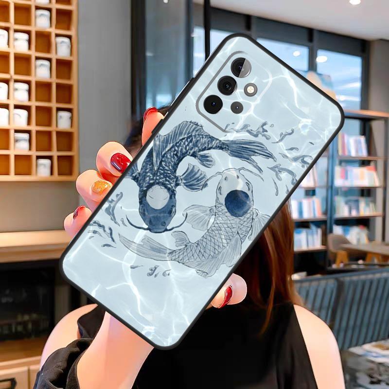 Yin Yang Koi Case For Samsung Galaxy A14 A34 A54 A52S A12 A22 A32 A52 A72 A13 A33 A53 A73 A31 A51 A71