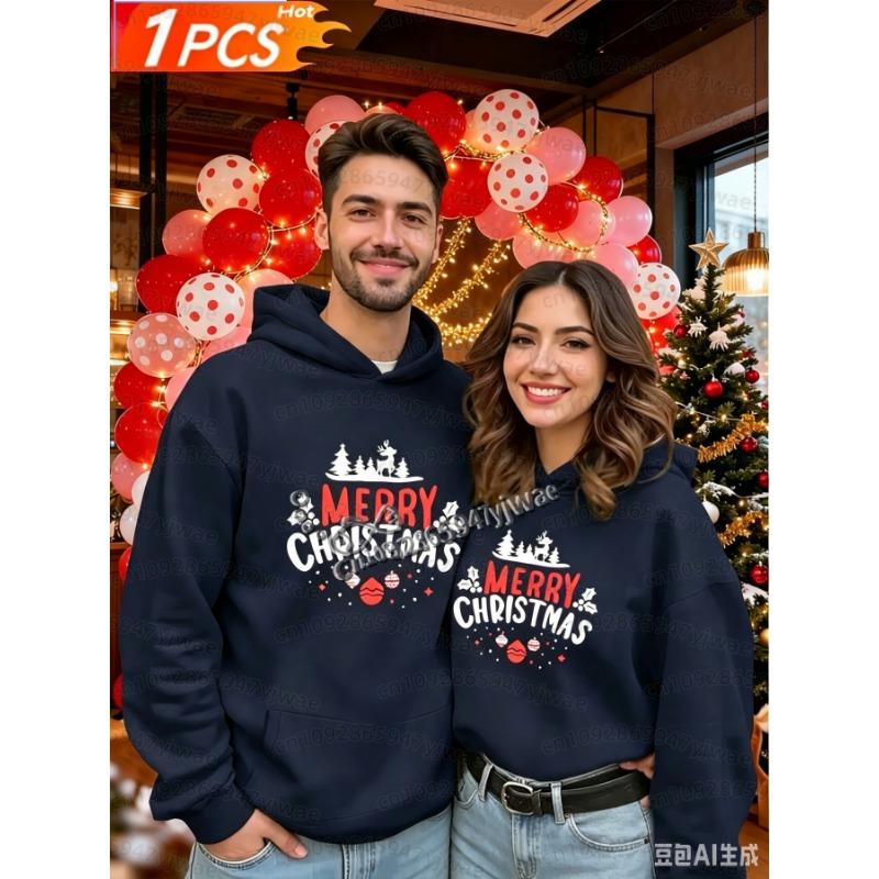 26 winter Funny Christmas hoodies for Men Santa Claus men women Streetwear Loose Sweatshirt Merry Christmas Holiday hoodies