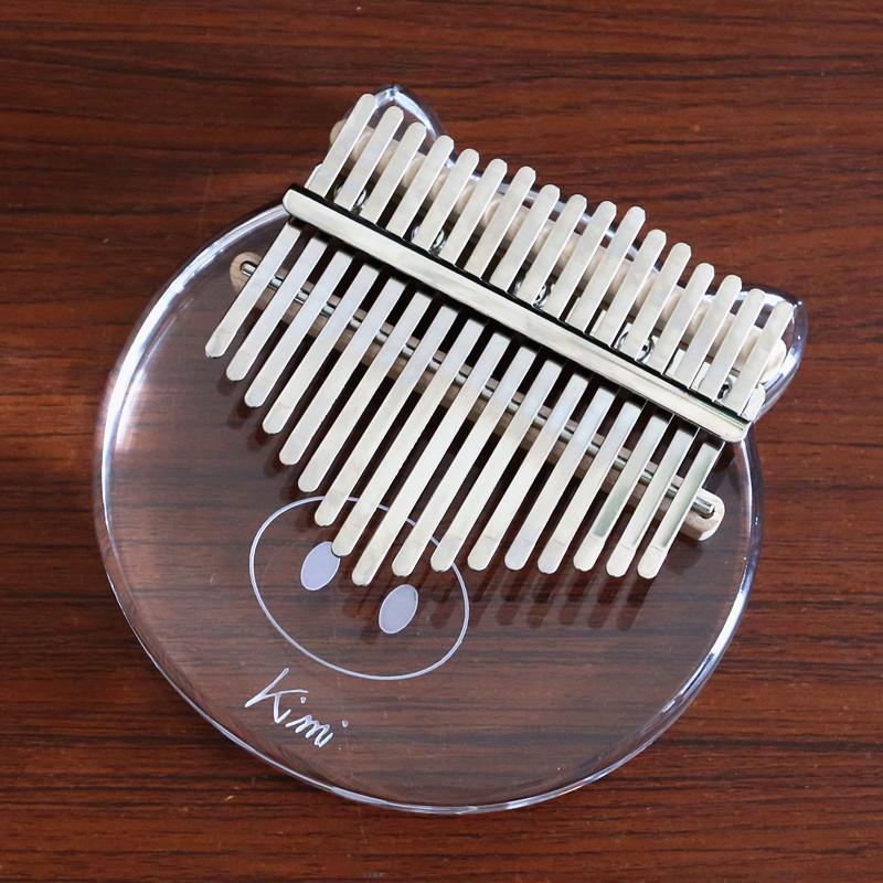 KIMI 17-Key Crystal Clear Acrylic Kalimba Thumb Piano