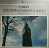 LP Record HANDEL ORCHESTRA DEL FESTIVAL HAND  Concerti Grossi Op. 6 N. 5  6  7 894070ZKY FONTANA 1968 Italy Classical Used