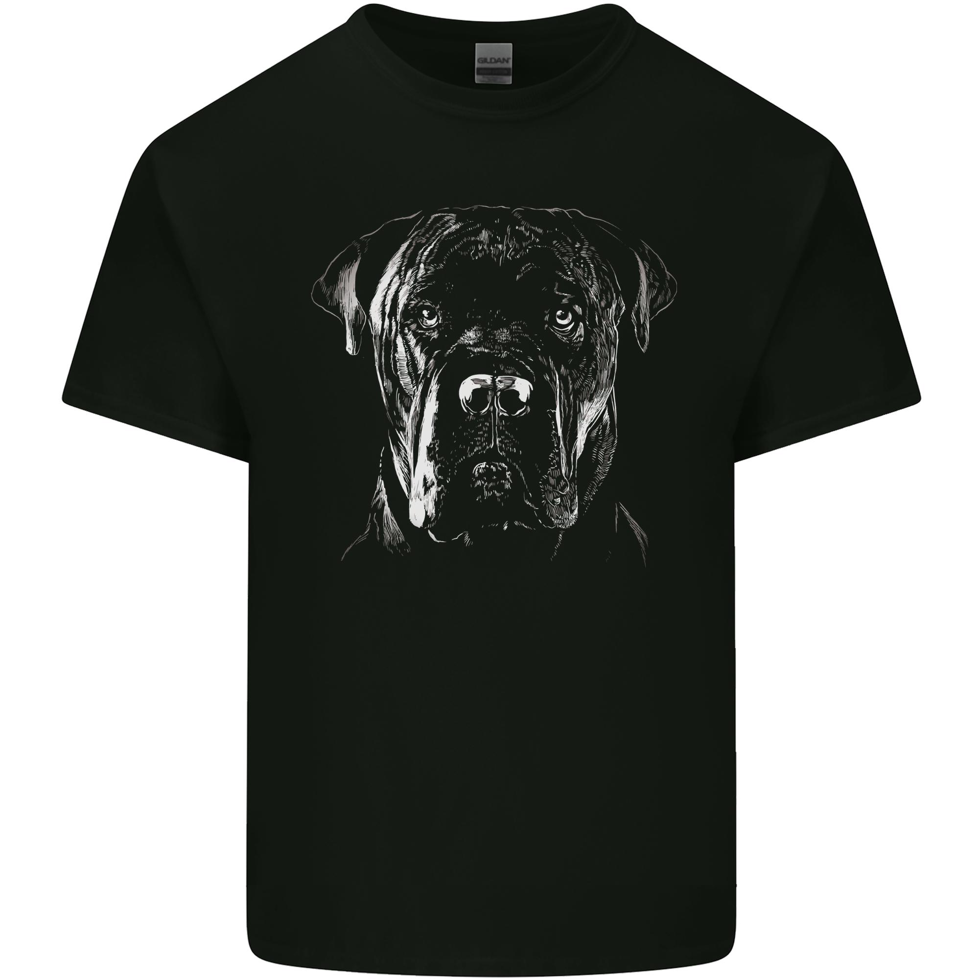 Cane Corso Head Shot Dog Unisexs Light Cotton TShirt S