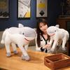 Non-Toxic 50Cm Kawaii Transformed Shark Horse Plush Toy Cute Horse Doll Animal Pillow Soft Cartoon Cushion Children'S Christmas Gift