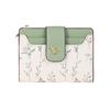 Original design short wallet Women's high-end change bag Student small fresh flower and grass card bag integrated