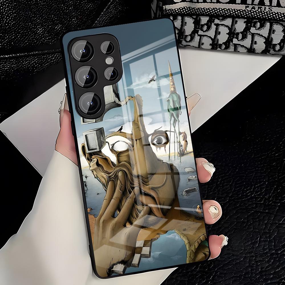 Salvador Dali Art Phone Case For Samsung S26 S25 Plus S20 S20 Plus S22 Ultra S23 FE S21 Plus S21 Ultra Glass Cover