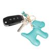 Tonecraft Dog Key Holder, Simple, Orthodox, Dog Bag Charm, Popular, Stylish, Cute, Dog, PU Leather, Squishy, blue