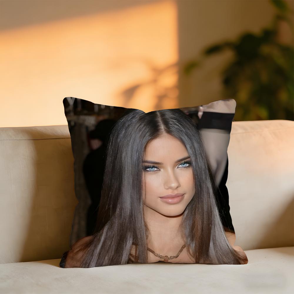 Adriana Lima Cushion Cover Cozy Velvet Throw PillowSoft Warm Cushion For Sofa Bed