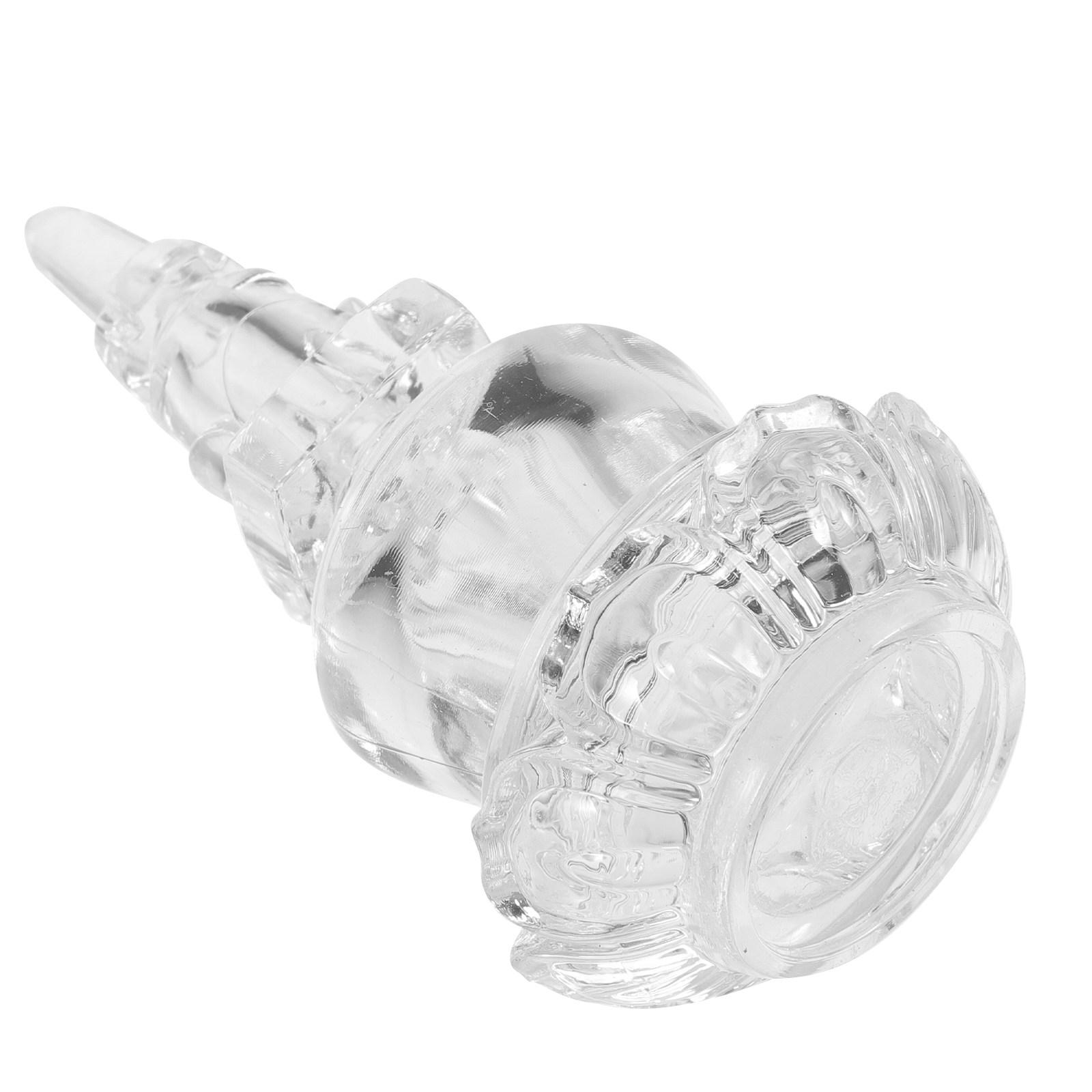 

Acrylic Buddhist Pagoda Tower Ornament Home Desktop Decoration Office Vintage Acrylic Statue Delicate Buddhist China Mainland