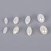 1300-7500Pcs New White Ivory ABS Imitation Pearl Beads Rice Bead ABS Plastic Loose Spacer Beads for Jewelry Makin