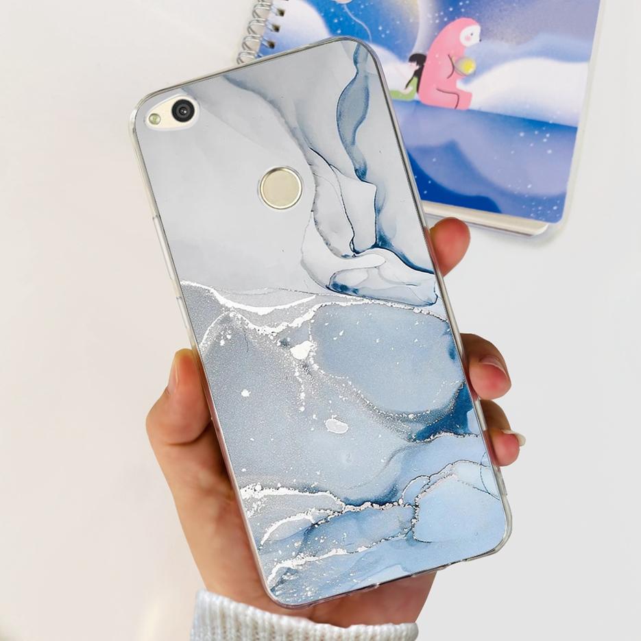 For Huawei P8 Lite 2017 Case Honor 8 Lite Luxury Painted Cover Clear Silicone Soft TPU Phone Case For Huawei GR3 2017 Back Cover